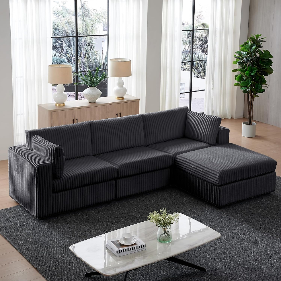 Unique Benefits of a Corduroy Sectional Sofa