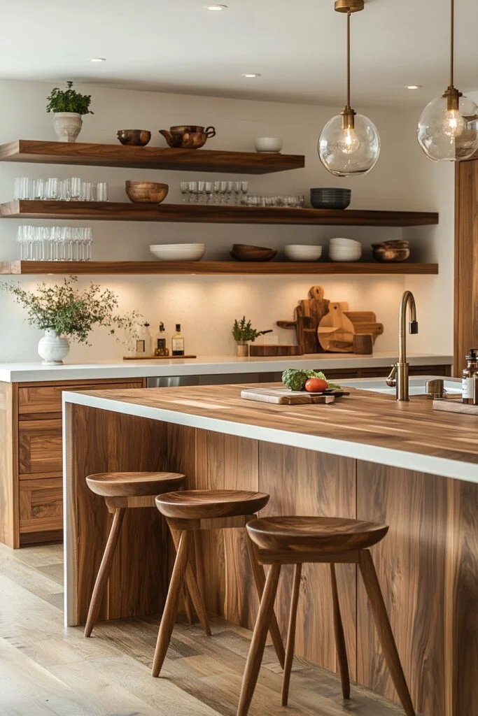 Bamboo and Reclaimed Wood