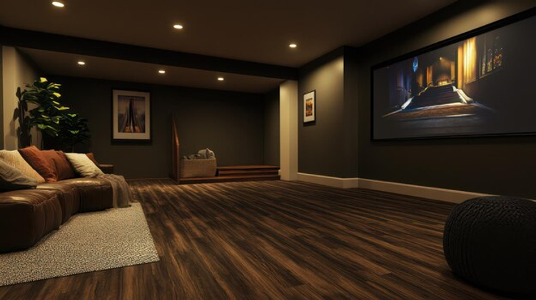Dark Wood Flooring Interior Design