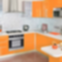 Glossy Finish Orange Kitchens