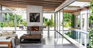 Courtyard Design House Plans