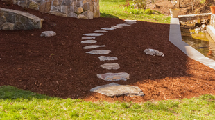 Create Magical Mulch Stepping Stone Pathways