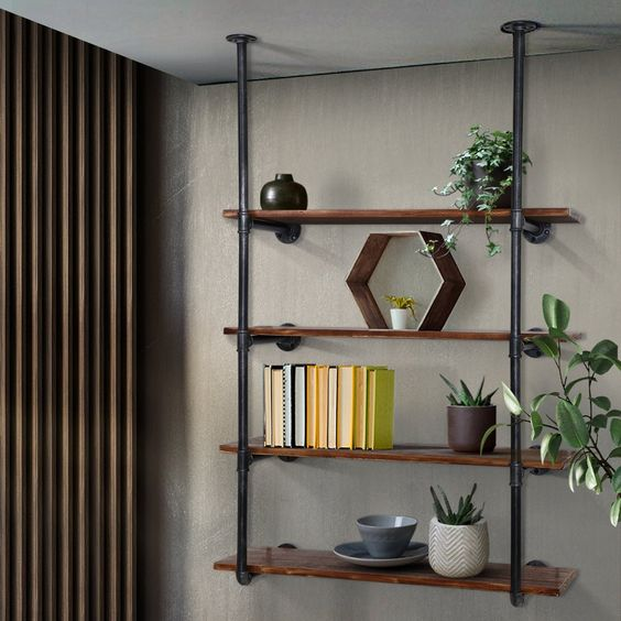 Industrial Pipe Shelving