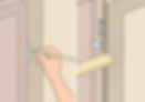 Mark Hinge Locations on the Cabinet Frame