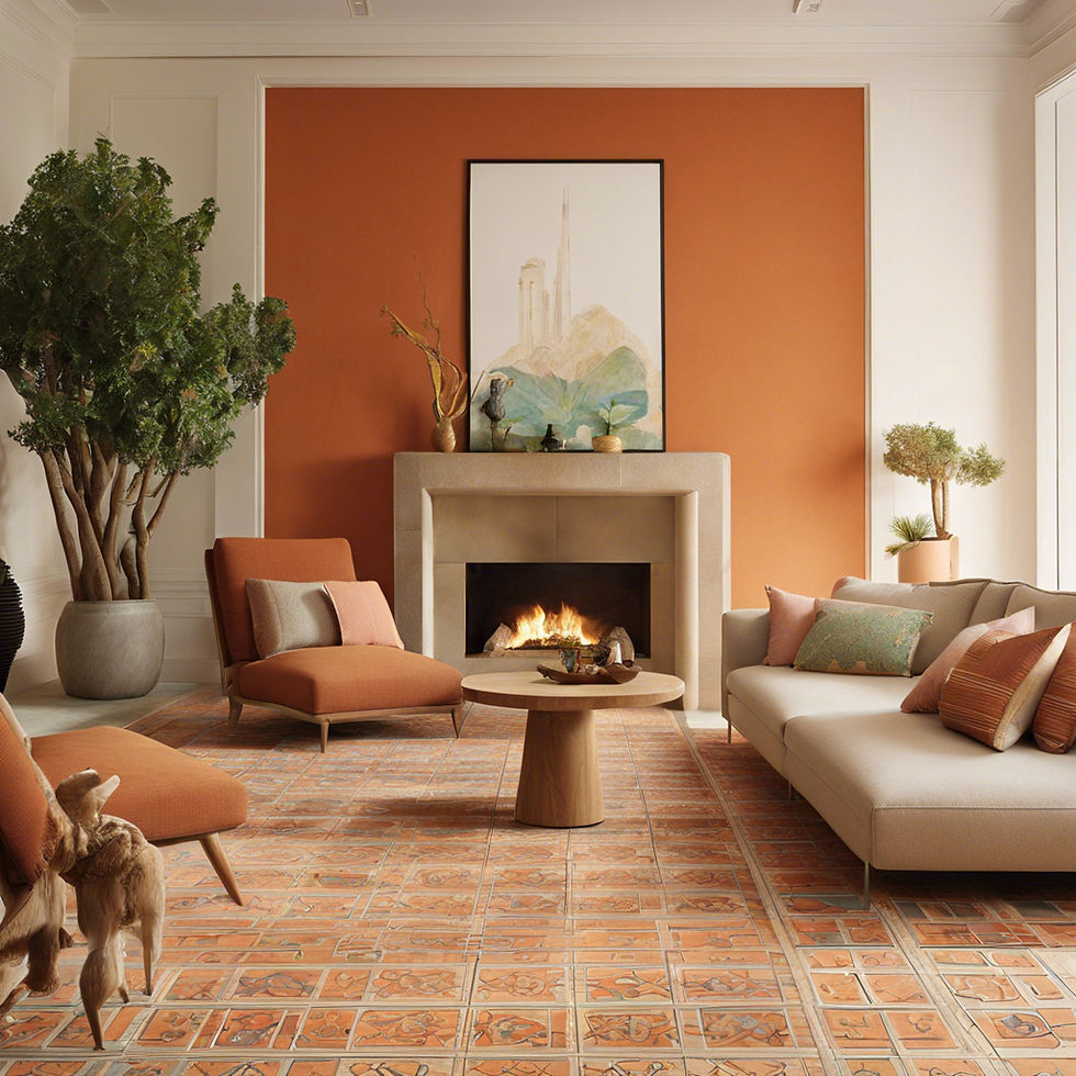 Tile Accents in Modern Spanish Design in Spanish Interior Design