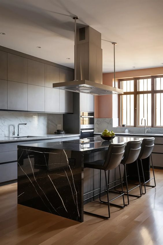 Black Island Kitchen Ideas