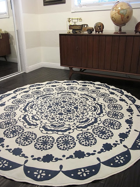 Create a DIY Area Rug Creative DIY Home Decor Ideas for Your Living Room