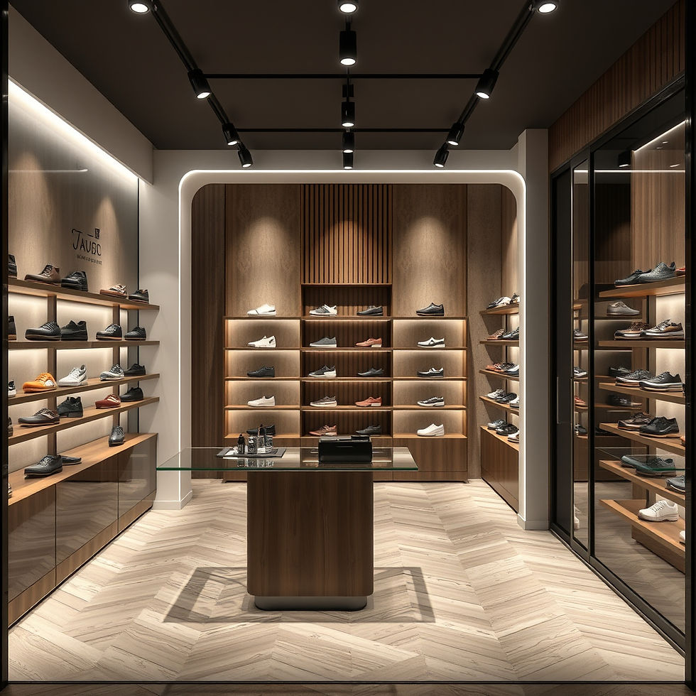 Interior Design for Small Shoe Shop