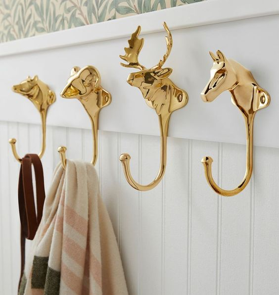 Deco-Inspired Wall Hooks