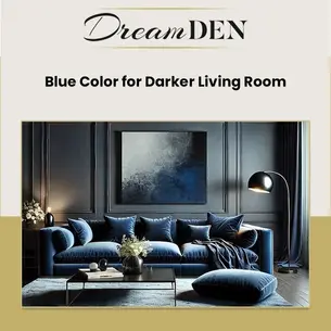 Best Color for Your Darker Living Room | Guide to Shades of Blue Colors