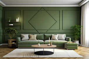 Green Paint Interior Design
