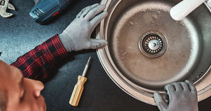 How to repair kitchen sink drain