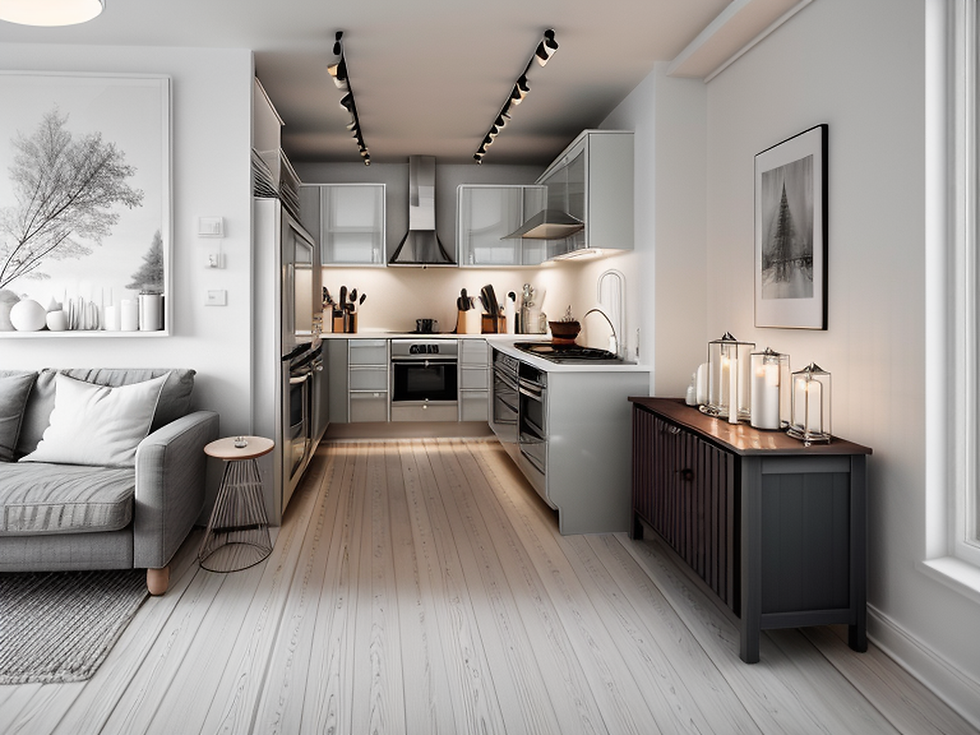 After Kitchen Design Scandinavian with DreamDen