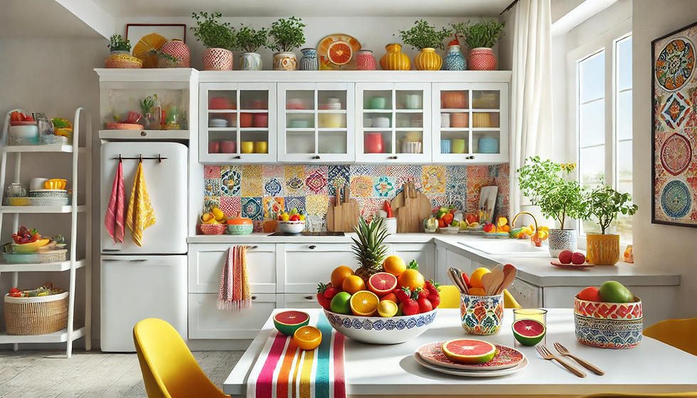 Bright Kitchen Accents