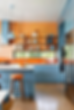 Orange and Blue Orange Kitchens