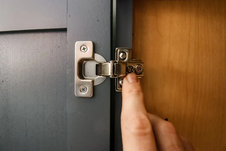 Align and Attach the Doors to the Cabinet Frame