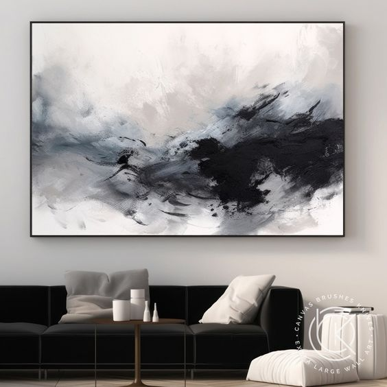 Monochrome Art: Gray and White Bathroom Design