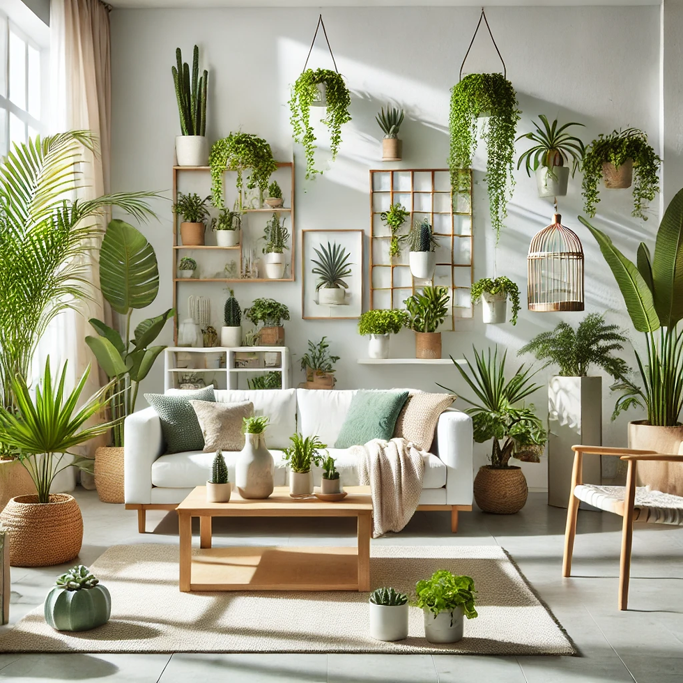Indoor Plants Summer Decor