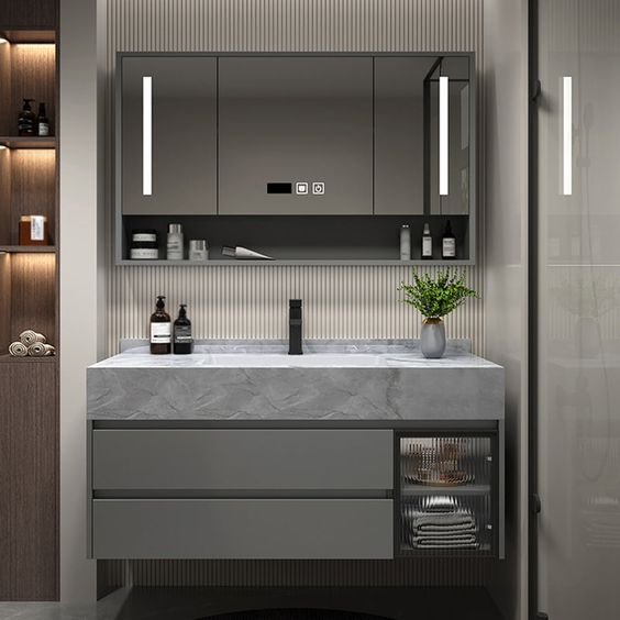 Mirrored Cabinets