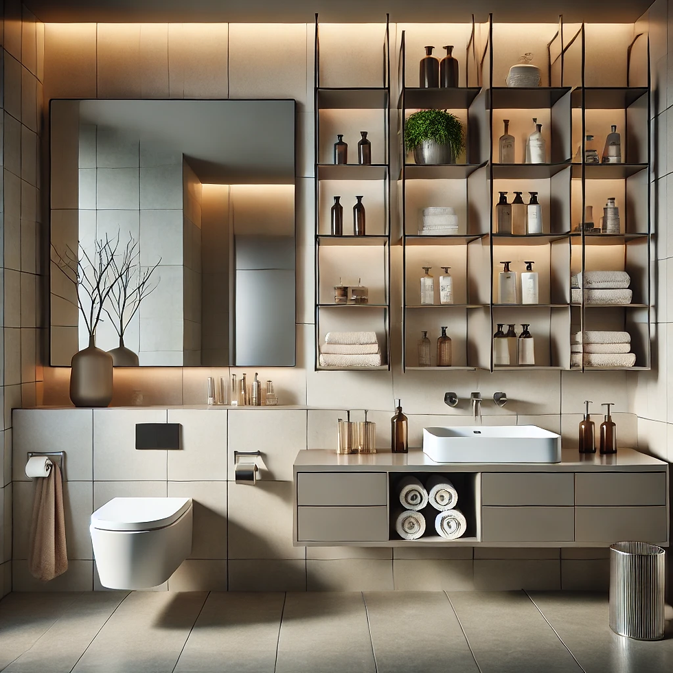 DIY Bathroom Shelves