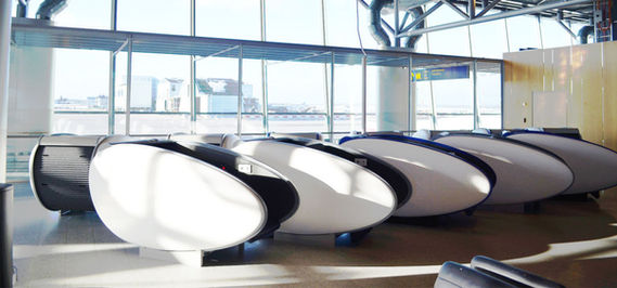 ZZZ TIME!!Airports with sleep pods/boxes