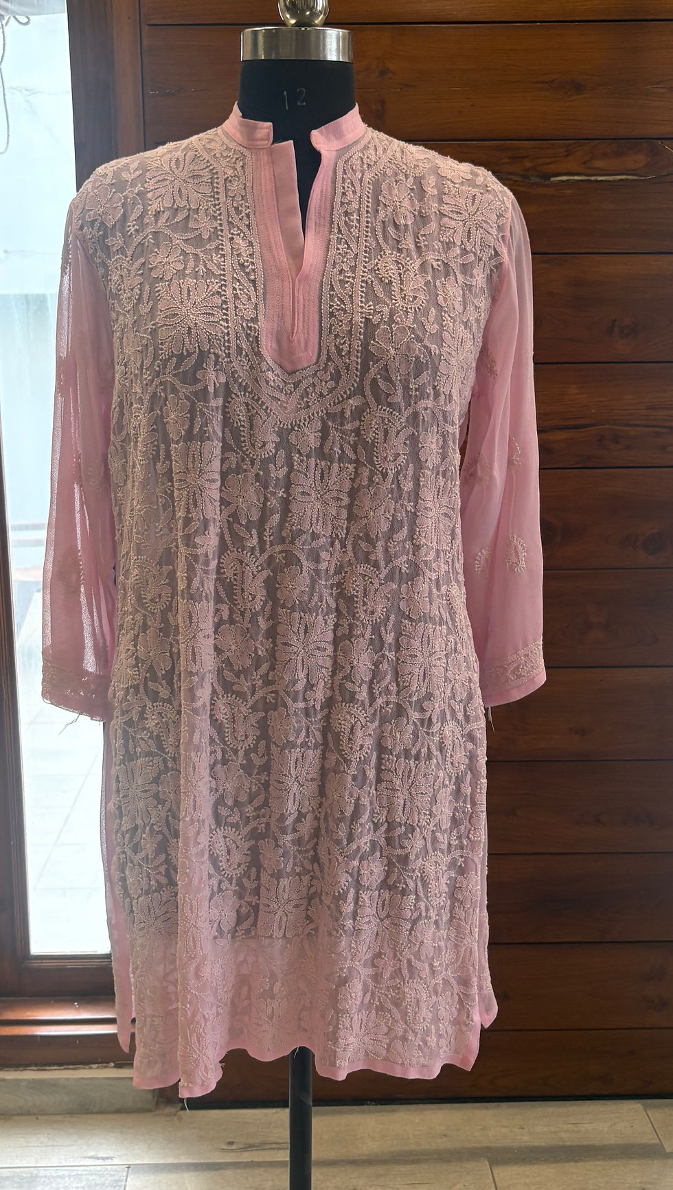 Thumbnail: Pink Elegance Chikankari Kurti