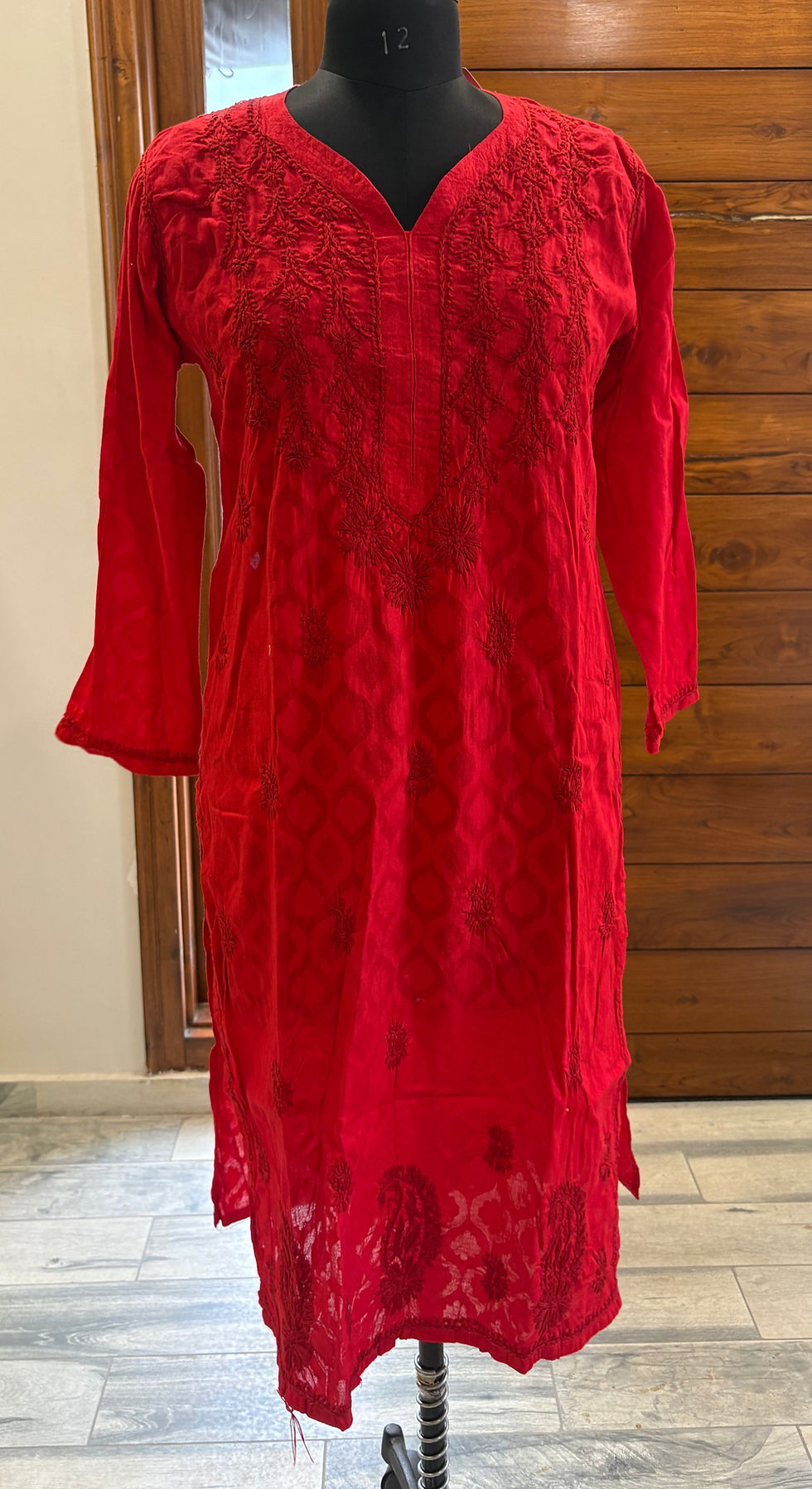 Thumbnail: Cotton Hand-Embroidered Kurti