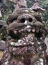 阿形(口の中に玉あり)