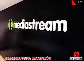 Letreros para Recepción 3D
