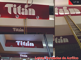 Letras Formadas 3D en AcÃlico