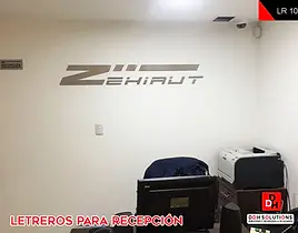 Letreros para Recepción 3D