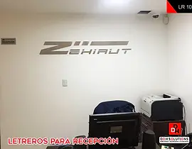 Letreros para Recepción 3D