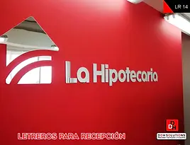 Letreros para Recepción 3D