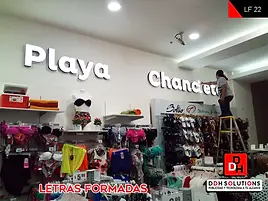 Letras Formadas 3D