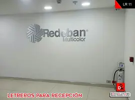 Letreros para Recepción 3D