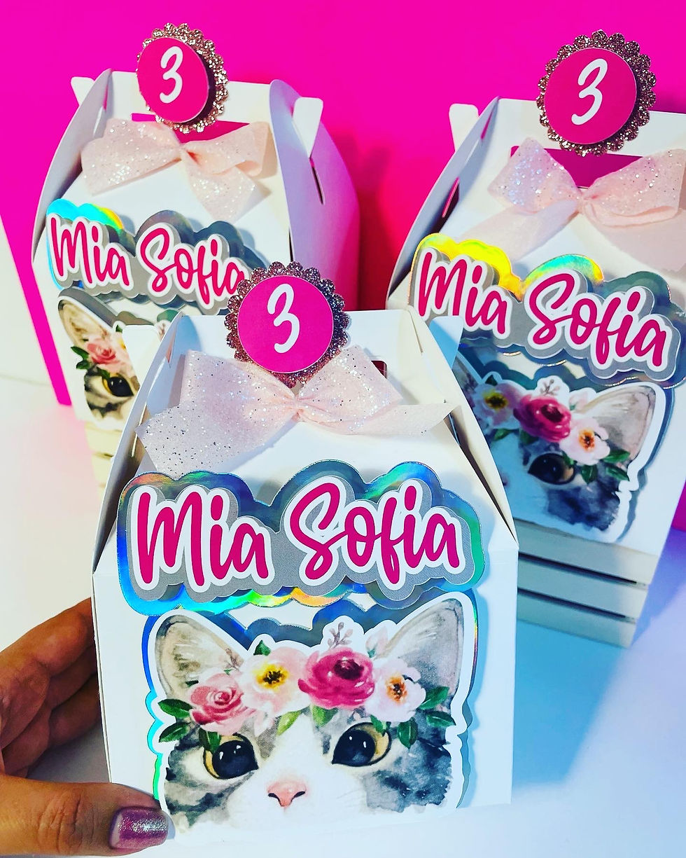 Miniature : Cute cat party box!
