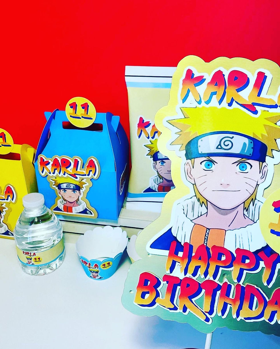 Miniature : Naruto party box!