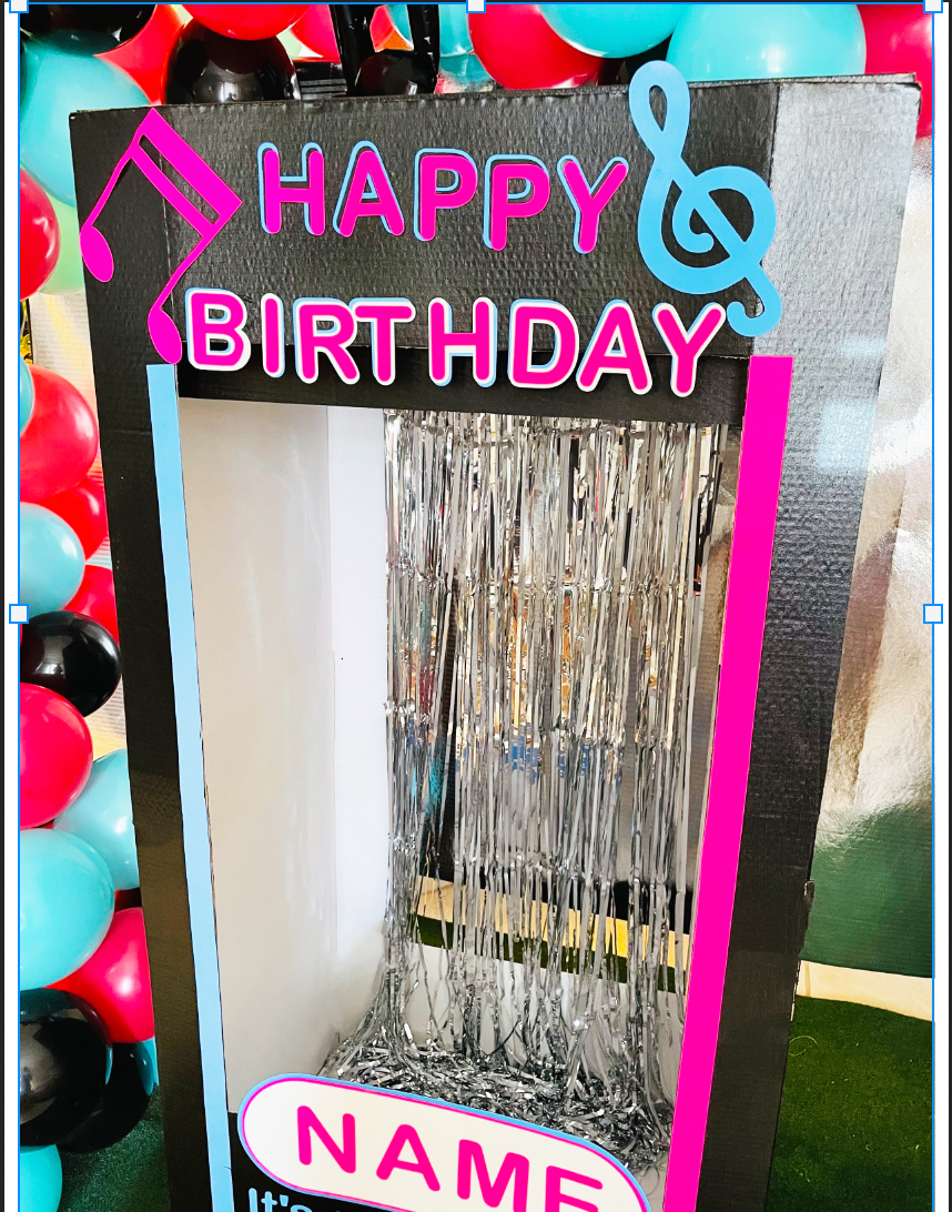 Miniatura: 5FT and 6ft TIK TOK Photo Booth - life size