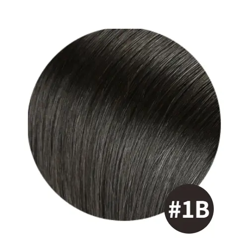 Thumbnail: Genius Weft Real Human Hair Extensions Double Drawn 50G Straight