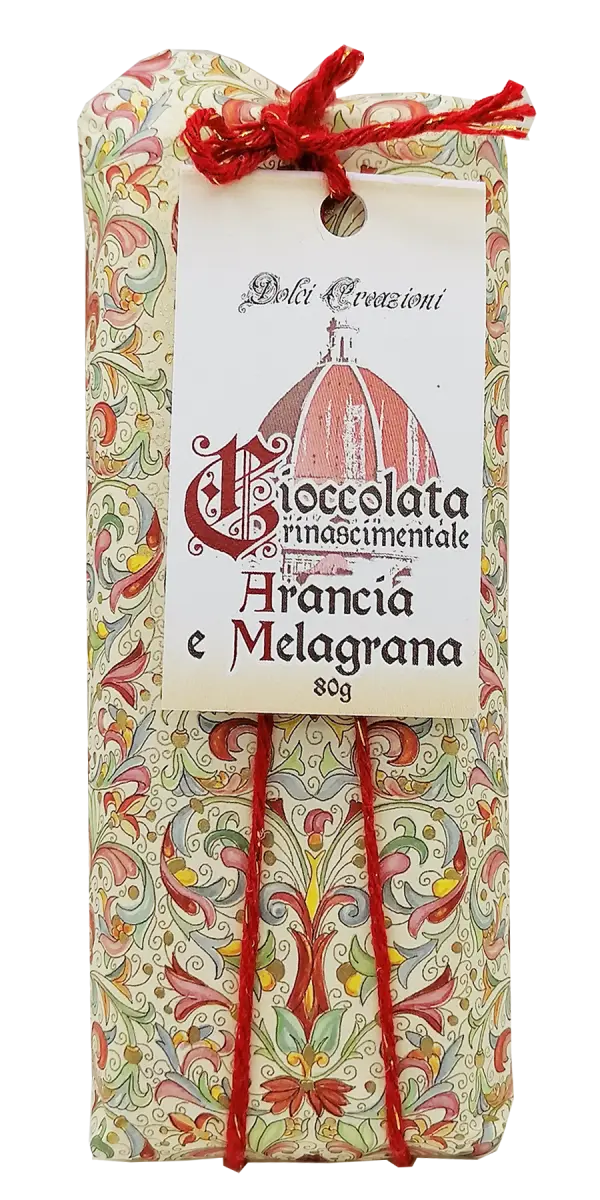 CIOCCOLATA RINASCIMENTALE ARANCIA E MELOGRANA