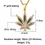 Thumbnail: Weed Leaf Chain Pendant