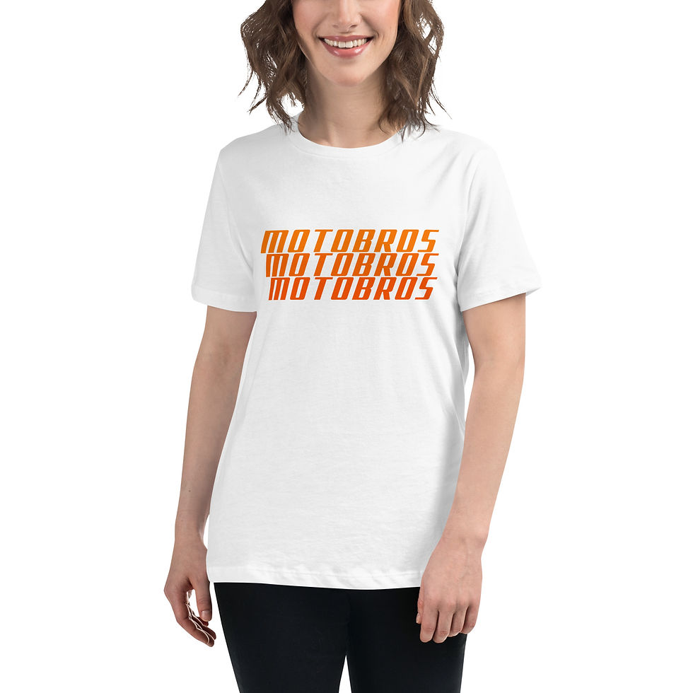 Thumbnail: MotoBros Logo - Women's Relaxed T-Shirt