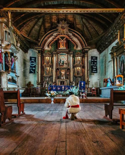 Una gran perdida de arte indígena, el incendio de la iglesia en Nurio, Michoacán