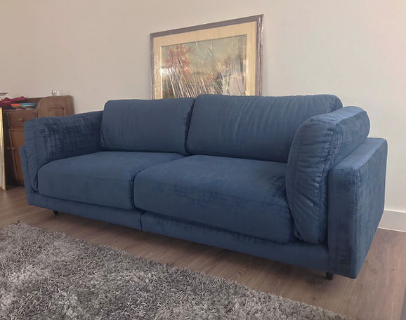 Sofa en tela, Sala en tela, Sofa moderno