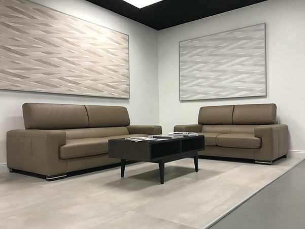 Sofa moderno, Sala en cuero, Sofa en cuero, Sofa elegante, Sofa dos puestos, Sofa tres puestos