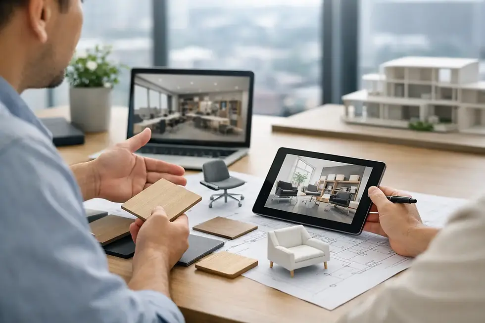 Asesoría de mobiliario para arquitectos en Colombia