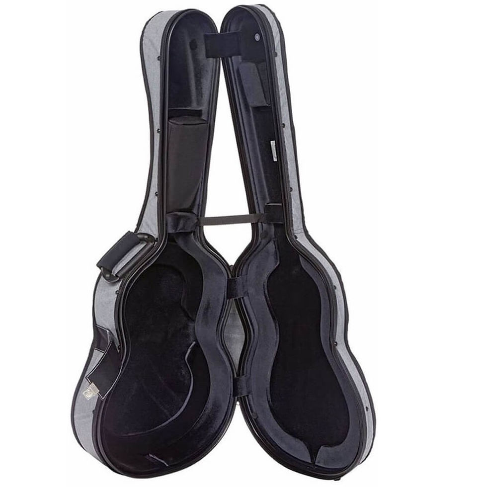 Thumbnail: Grey Flannel HIGHTECH by BAM Classical Guitar Case