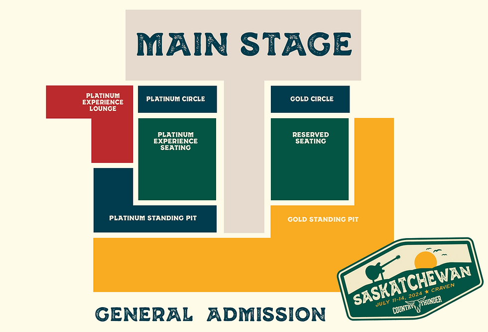 Country Thunder Saskatchewan - 24%20SK%20Stage%20Map