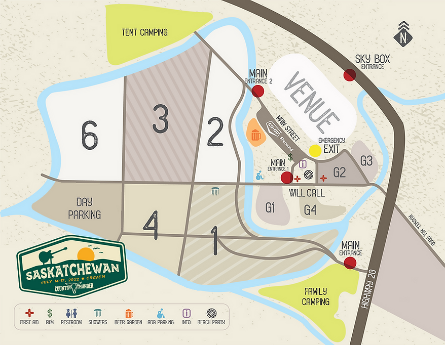 Country Thunder Saskatchewan - 22%20 %20SK%20Camping%20Map