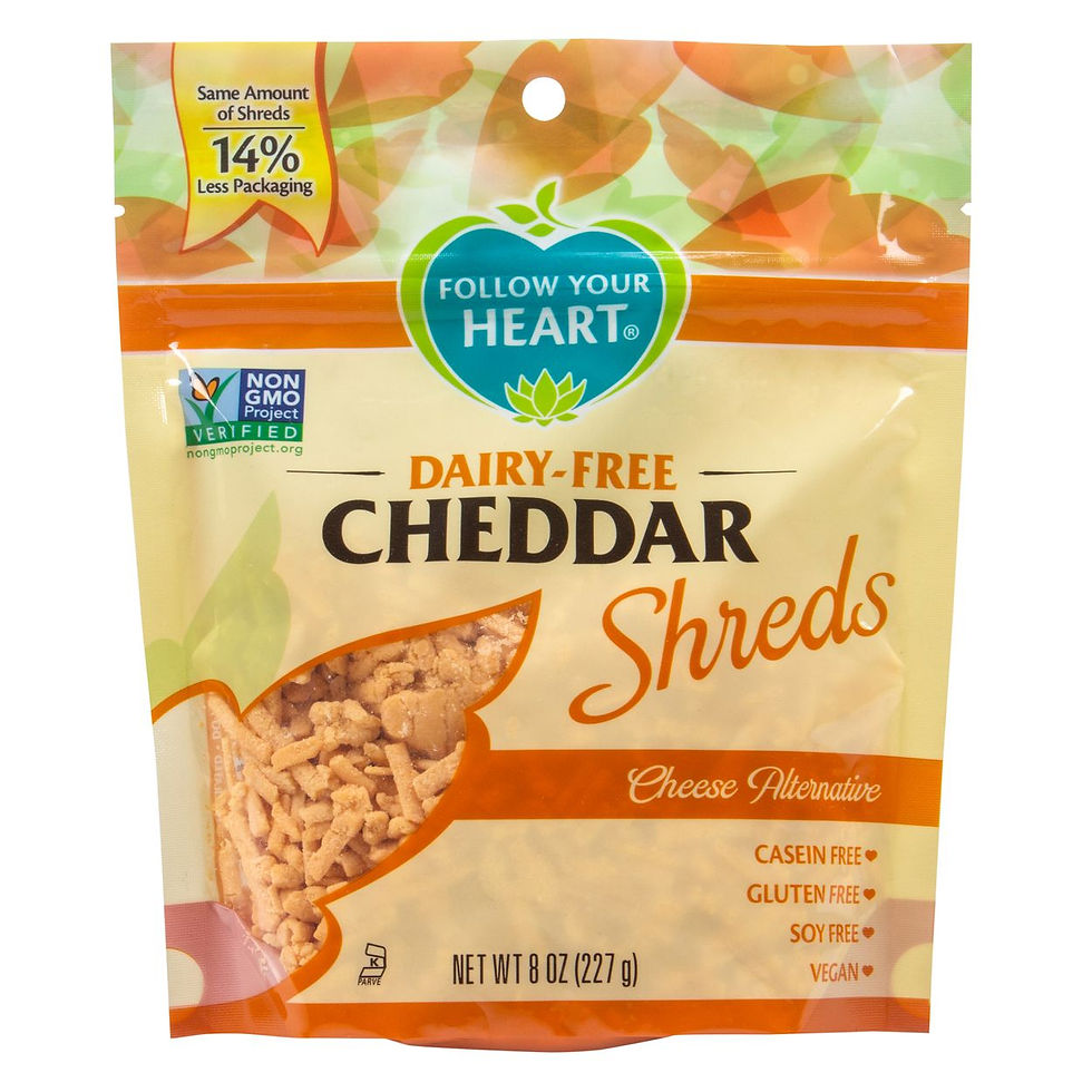 Non-GMO Dairy-Free Cheddar Shreds Cheese Alternative (8 oz)